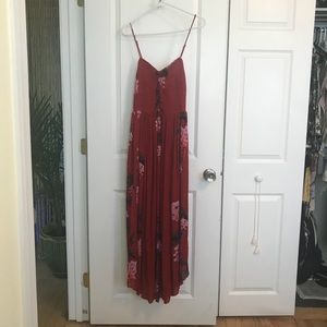 Free People Beau Smocked Printed Dress
